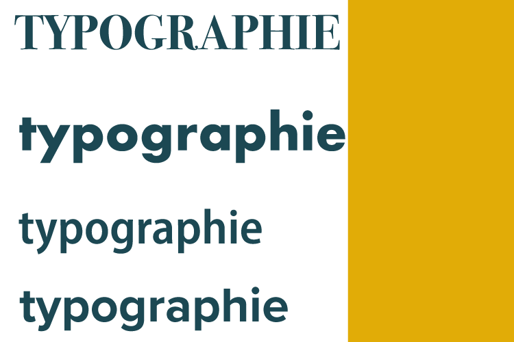 Typographie : code de marque peu signifiant
